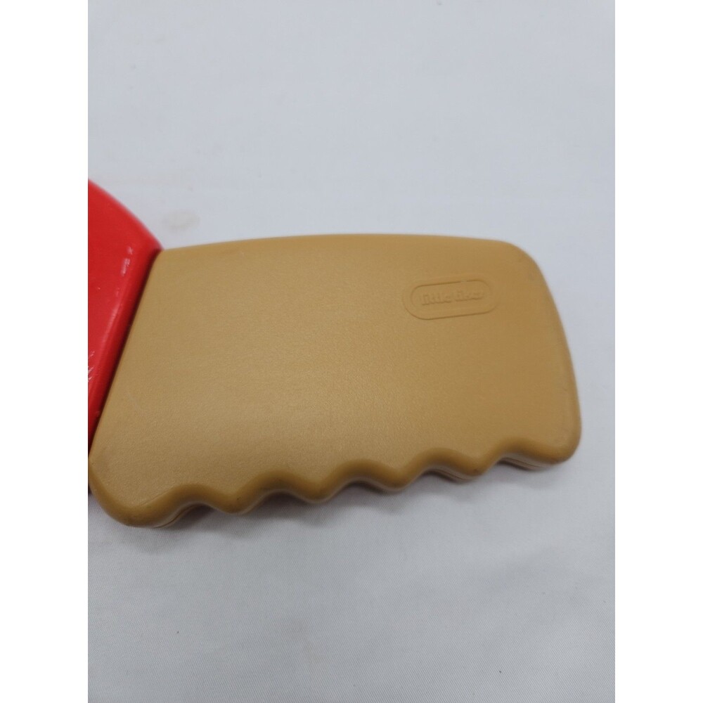 Vintage 90’s Little Tikes Handsaw Workbench Tool Box Rattle 8.5” Red Handle - Picture 5 of 12